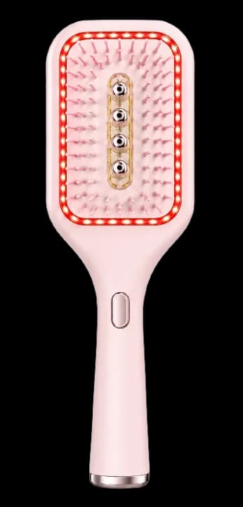 Halo Brush — 3-in-1 Red Light, Vibration & Oil Therapy Brush
